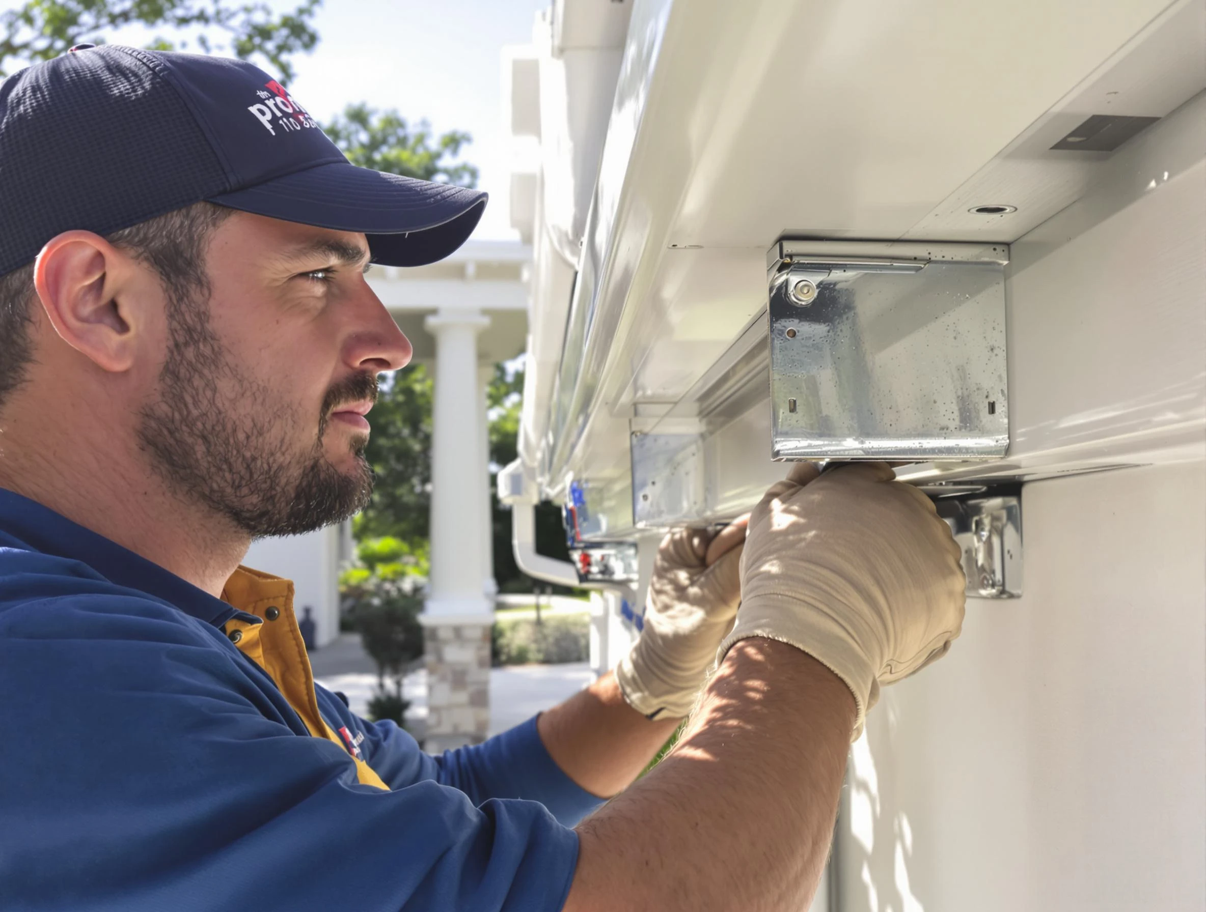 Repaired gutter sections by Wadsworth Roofing Company ensuring proper drainage in Wadsworth, OH