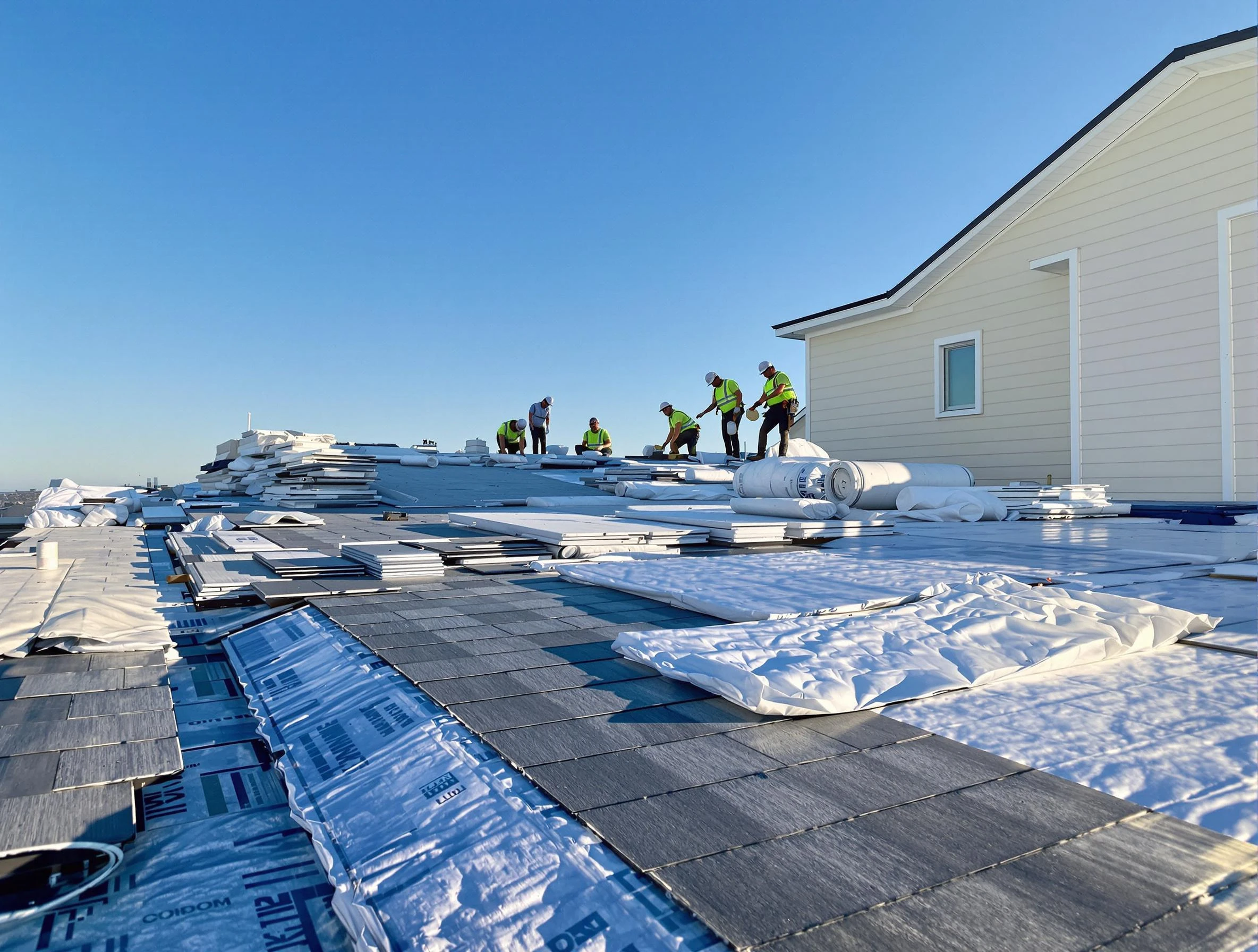 Finished roof installation project by Wadsworth Roofing Company in Wadsworth, OH